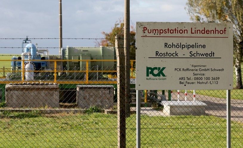 Rafineria PCK w Schwedt /BERND WUSTNECK / DPA /AFP