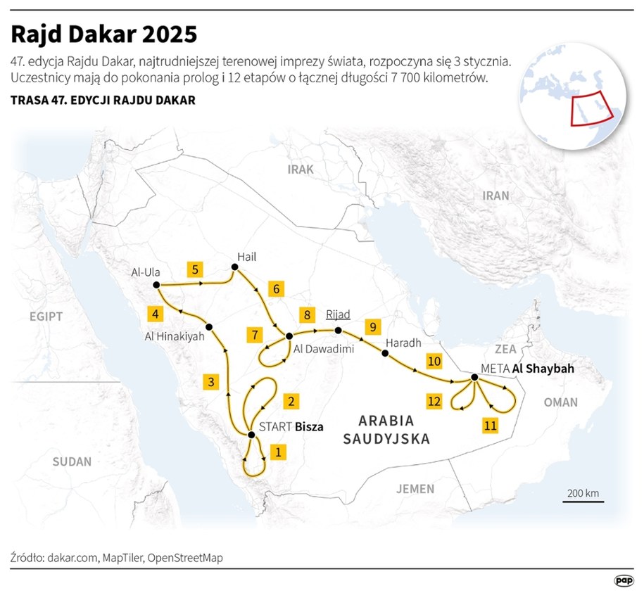 Rajd Dakar 2025 /	Maciej Zieliński /PAP