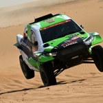 Rajd Dakar. Eryk i Marek Goczałowie w czołówce 12. etapu