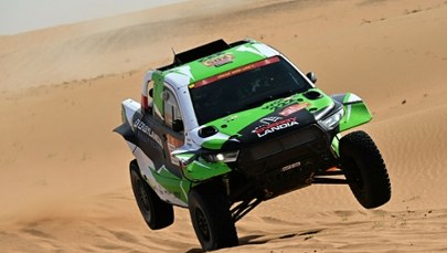 Rajd Dakar. Eryk i Marek Goczałowie w czołówce 12. etapu