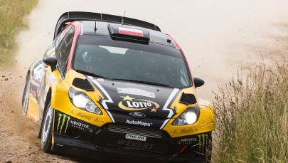 Rajd Polski: Hołowczyc dachował