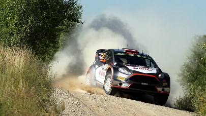 Rajd Polski: Wypadek Brytyjczyka, odcinek testowy przerwany