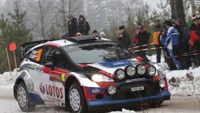 Rajd Szwecji: Robert Kubica 12. po czterech odcinkach 