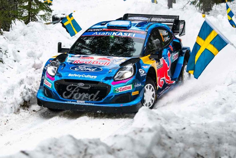 Rajd Szwecji WRC 2023. Tanak prowadzi, kłopoty z kolcowanymi oponami