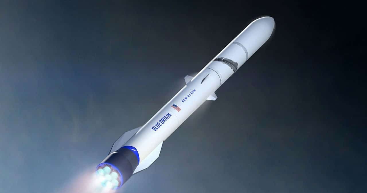 Rakieta New Glenn, którą opracowało Blue Origin. /Blue Origin /materiały prasowe