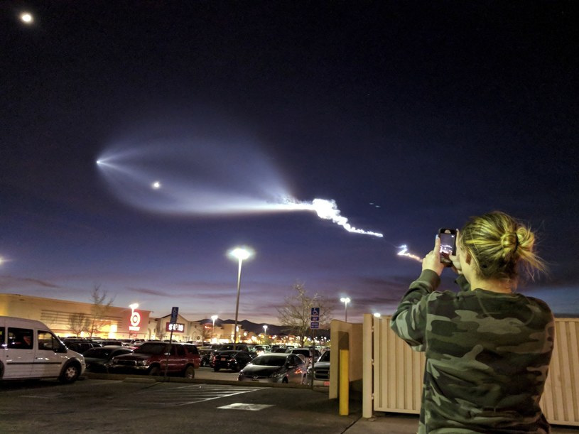 Rakieta SpaceX /James Quigg/The Daily Press via AP /East News