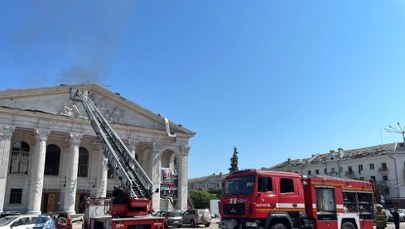 Rakieta spadła w centrum Czernihowa. 7 osób nie żyje, 144 rannych