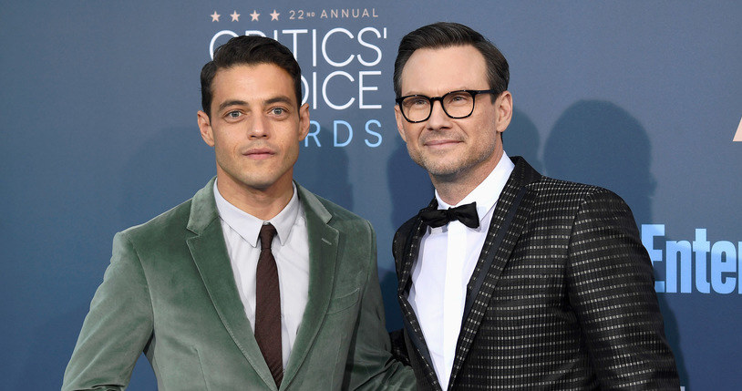 Rami Malek, Christian Slater /Frazer Harrison /Getty Images