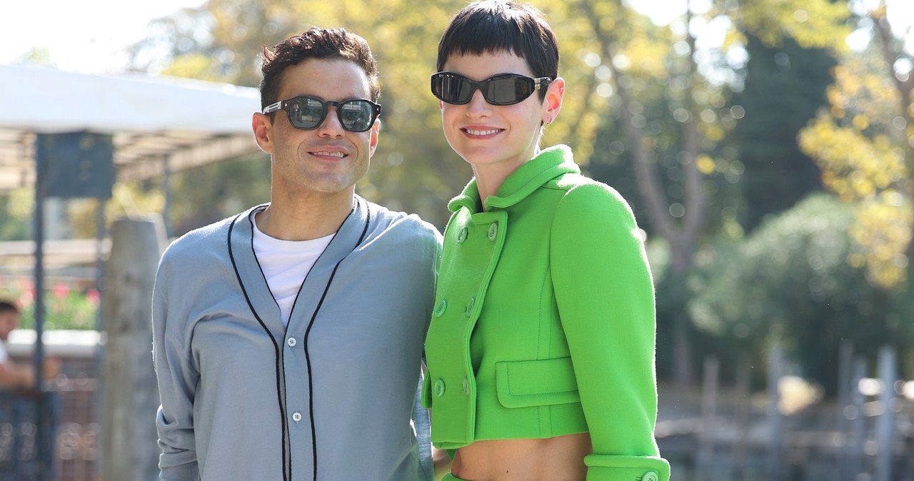 Rami Malek i Emma Corrin na festiwalu w Wenecji w 2024 roku /Maria Moratti/Getty Images /Getty Images