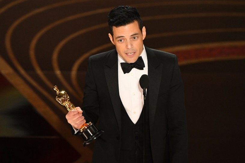 Rami Malek przemawia po otrzymaniu Oscara /VALERIE MACON/AFP/East News /East News