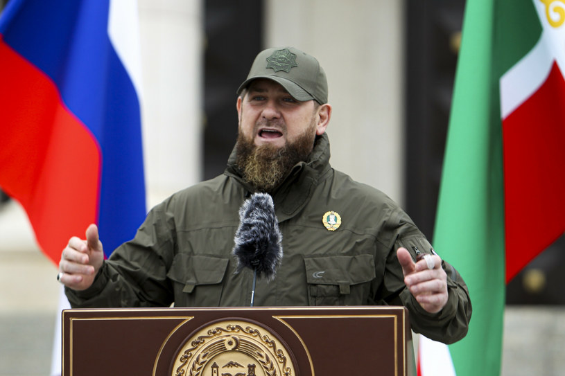 Ramzan Kadyrow kpi z zachodnich sankcji /AP/Associated Press /East News
