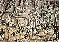 Ramzes II zw. Wielkim, relief w świątyni Amona w Karnak, XIII w. p.n.e. /Encyklopedia Internautica