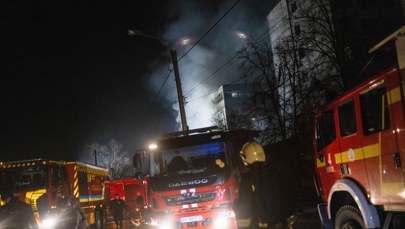 Ranne niemowlę, zbombardowane domy jednorodzinne. Atak na Charków