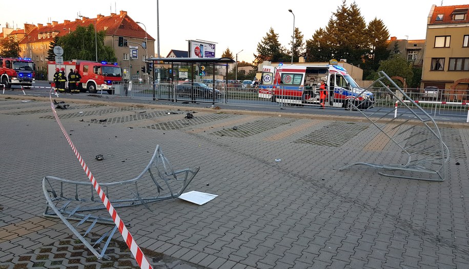 Ranne zostały cztery osoby /ReporterWRO /Gorąca Linia RMF FM