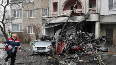 Ranni w katastrofie śmigłowca pod Kijowem będą leczeni także za granicą 