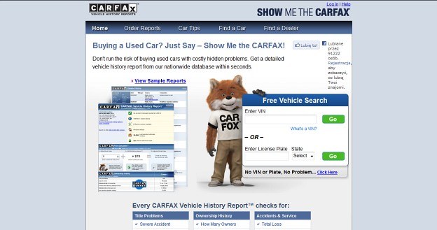 Raporty VIN aut z USA (CarFax, Autocheck) kryją nie tylko historię wypadków, ale często także zdjęcia z aukcji. /Motor