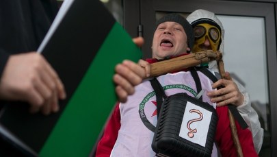 Ratownicy górniczy wyszli na ulice  