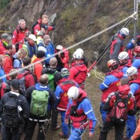 Ćwiczenia ratowników górskich z całego świata na Górze Wdżar w ramach kongresu IKAR-CISA