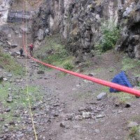 Ćwiczenia ratowników górskich z całego świata na Górze Wdżar w ramach kongresu IKAR-CISA