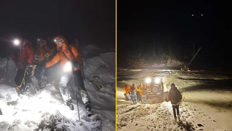 Ratownicy HZS pomogli polskiemu turyście i Słowaczce. /HZS /