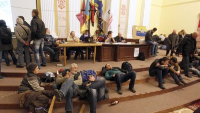 Ratusz w Kijowie przyjął protestujących Ukraińców