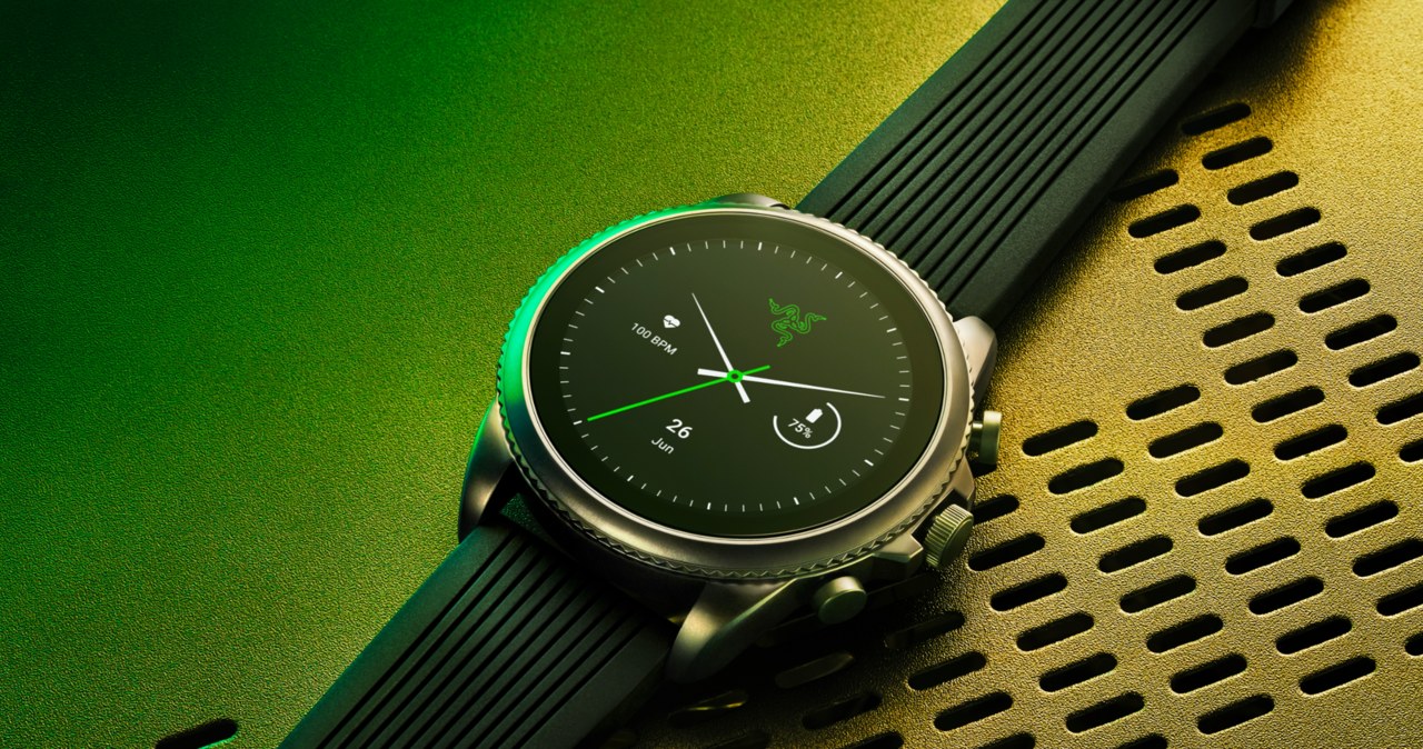 Razer X Fossil Gen 6 - nowy smartwatch dla graczy /materiały prasowe