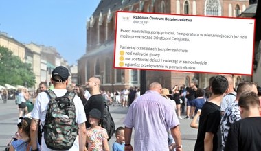 RCB ostrzega przed upałem. Pilny komunikat