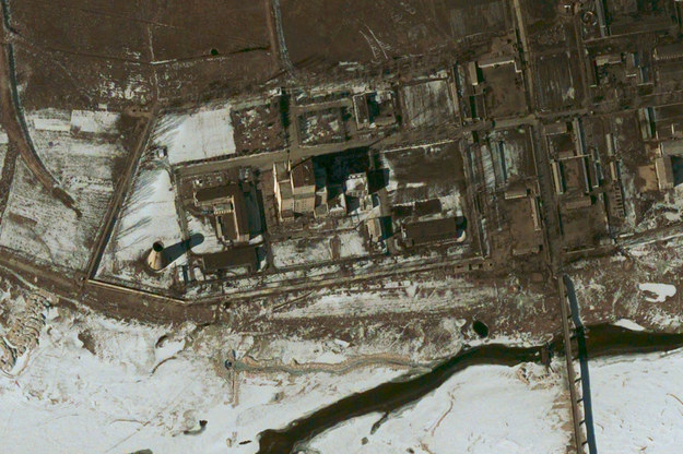 Reaktor jądrowy w Jongbjon. Zdjęcie satelitarne /DIGITALGLOBE/AFPI /PAP/EPA