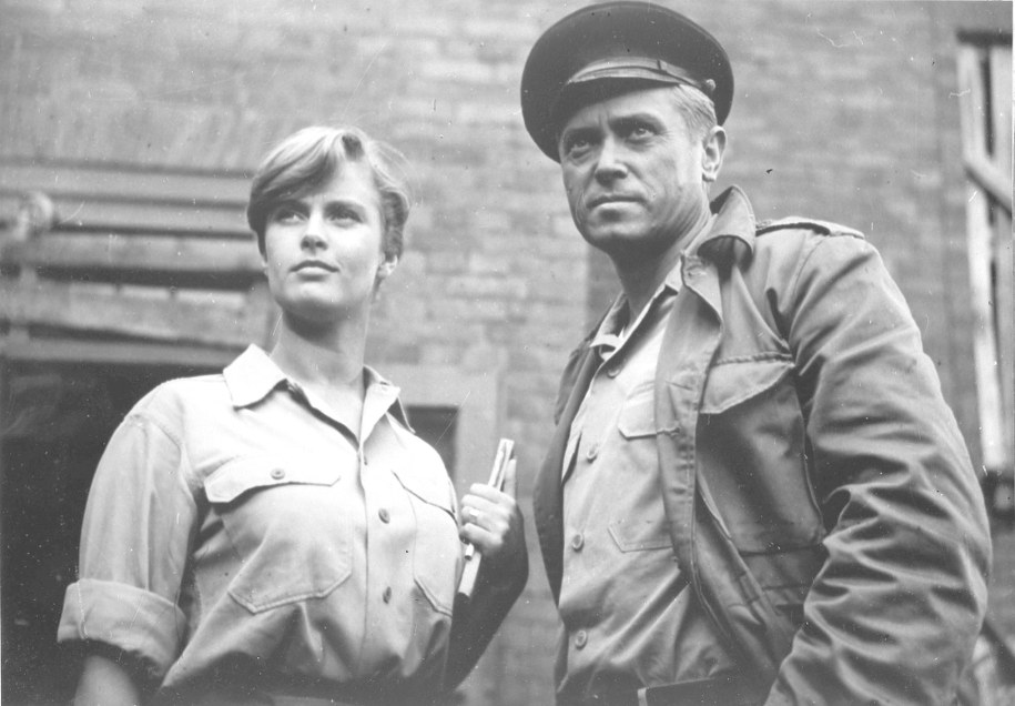 Realizacja filmu Yokmok w reżyserii Stanisława Możdżeńskiego. Beata Tyszkiewicz i Emil Karewicz. /CAF /PAP