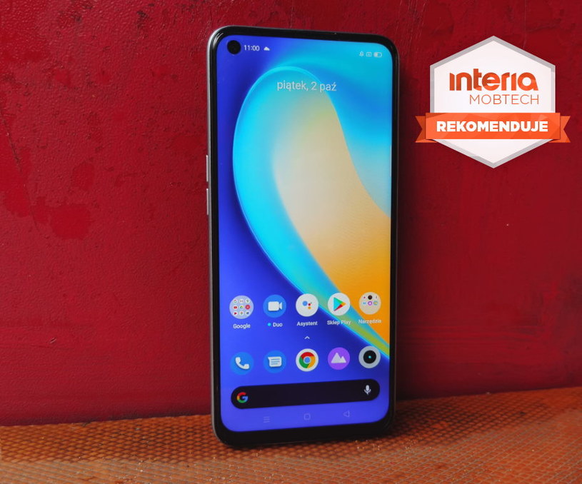 Realme 7  otrzymuje REKOMENDACJĘ serwisu Interia Mobtech /INTERIA.PL