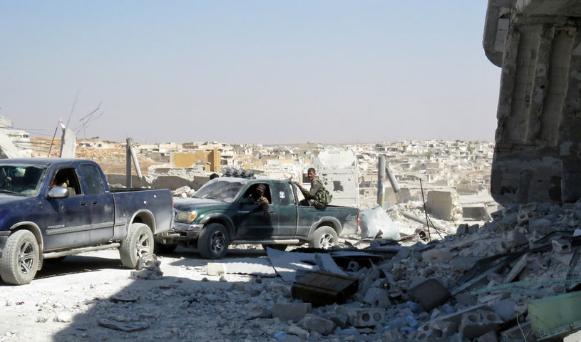 Rebelianci, którzy byli celem zamachu, walczą w Syrii z dżihadystami (zdjęcie ilustracyjne) /AFP