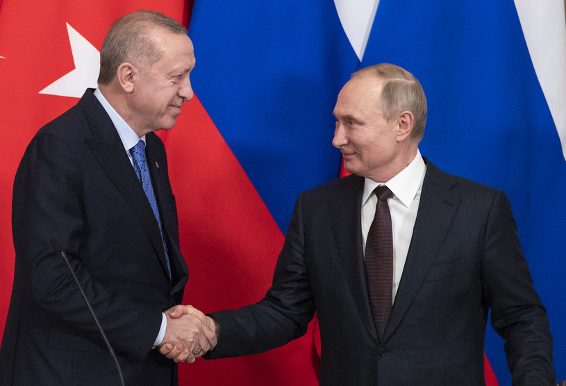 Recep Tayyip Erdogan i Władimir Putin /AFP