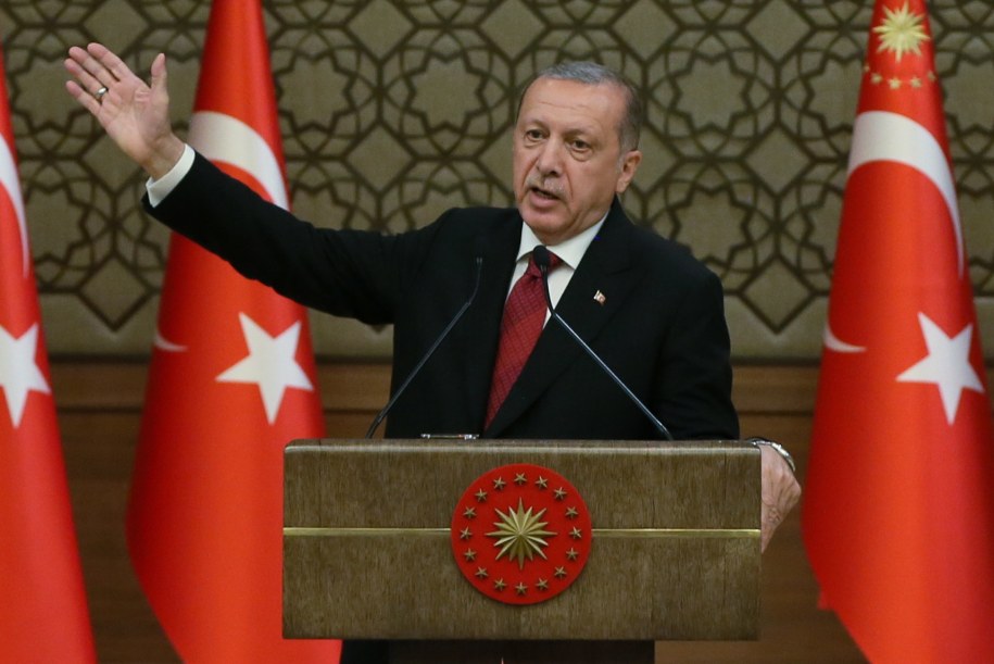 Recep Tayyip Erdogan /TURKISH PRESIDENTAL PRESS OFFICE / HANDOUT /PAP/EPA