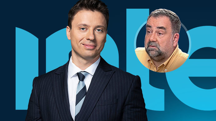 Redaktor naczelny Interii Piotr Witwicki i Grzegorz Kozak, wieloletni korespondent w Rosji /INTERIA.PL
