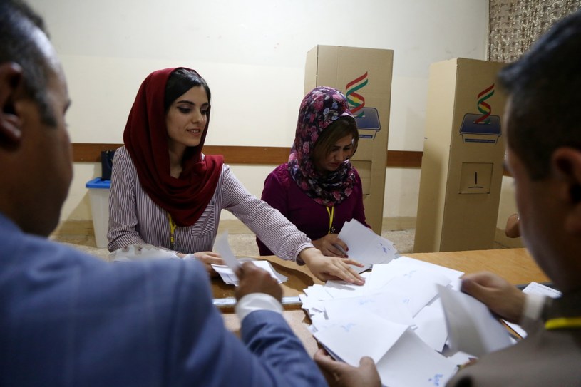 Referendum w Kurdystanie /GAILAN HAJI /PAP/EPA