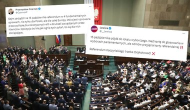 Referendum w Sejmie. "Demokracja w świątecznym nastroju" vs "bojkot"