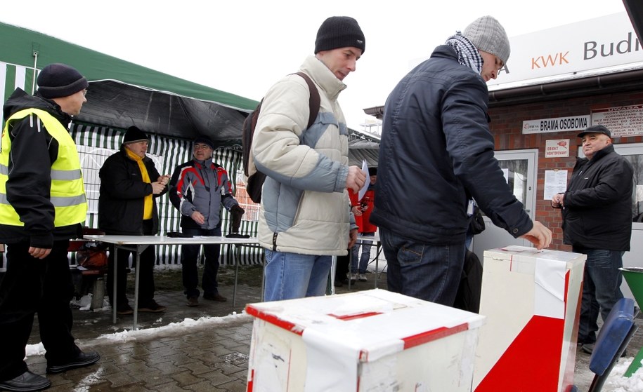 Referendum ws. akcji protestacyjnej pracowników Jastrzębskiej Spółki Węglowej /Andrzej Grygiel /PAP