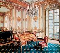 Regencji styl, gabinet Ludwika XV w Wersalu /Encyklopedia Internautica