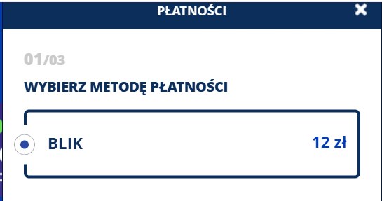 rejestracja nicka metody płatności /Klaudia Sternal