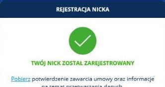 rejestracja nicka /INTERIA.PL