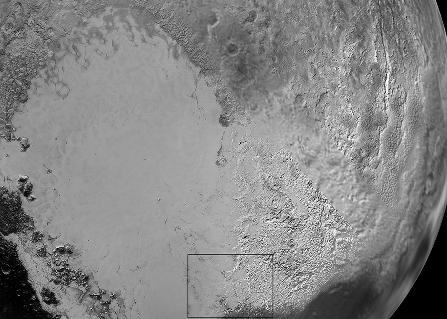 Rejon Sputnik Planum /NASA/JHUAPL/SWRI /materiały prasowe