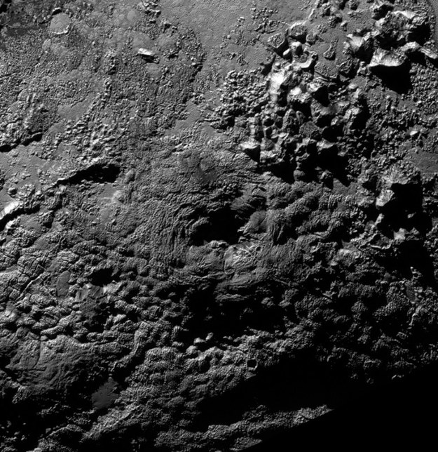 Rejon Wright na zdjęciu sondy New Horizons /NASA/Johns Hopkins University Applied Physics Laboratory/Southwest Research Institute /materiały prasowe