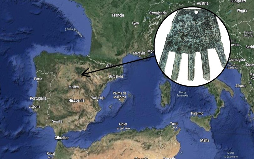 Rękę Irulegi odnaleziono w Hiszpanii /ABACA / Abaca Press / Google Maps /Agencja FORUM