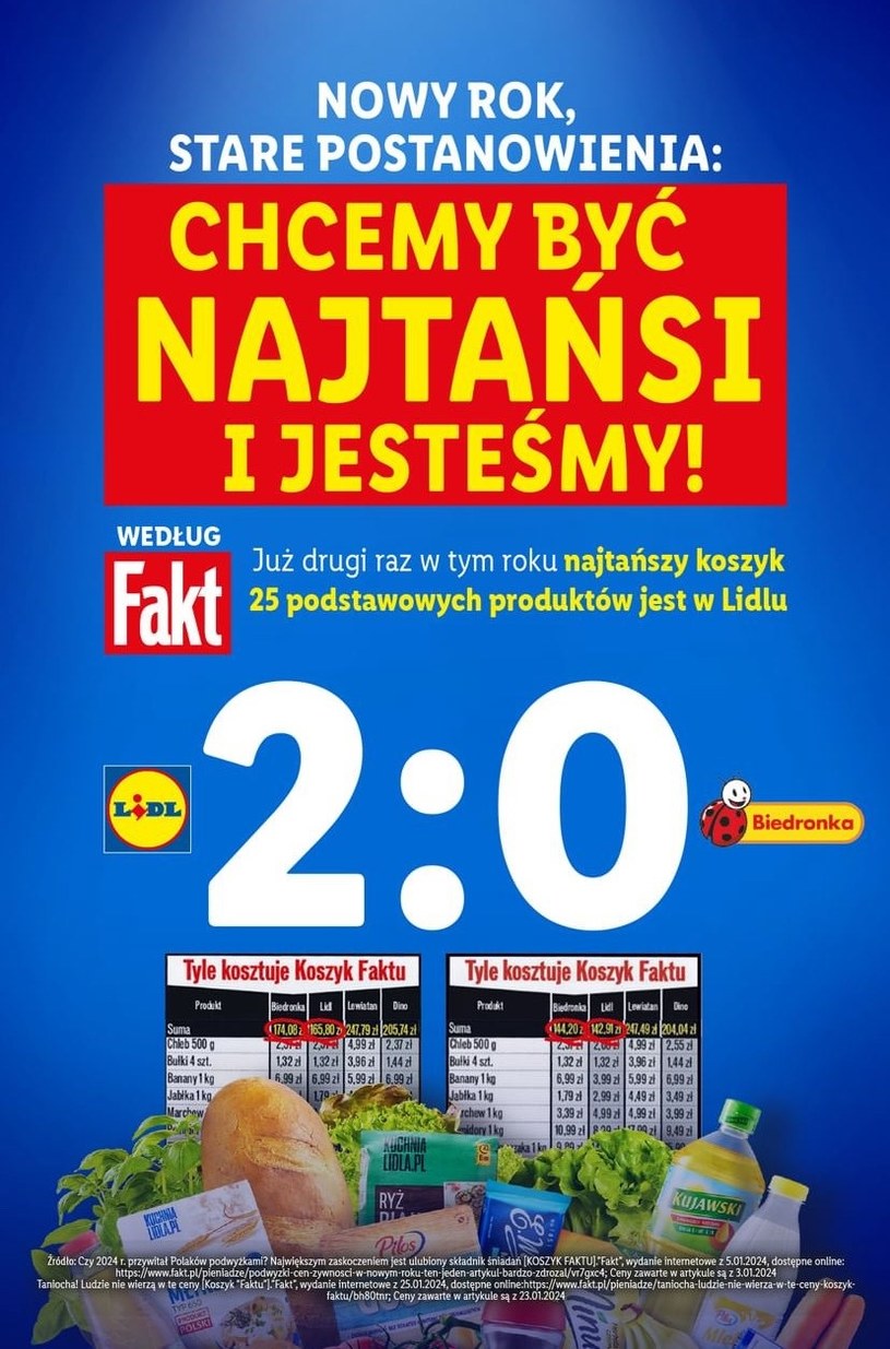 Lidl odpowiada Biedronce na akcję SMS. W sieci pojawiły się wymowne