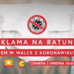 "Reklama na Ratunek - Razem w walce z koronawirusem" - specjalny blok reklamowy w czwartek 2 kwietnia w Polsacie tuż przed głównym wydaniem "Wydarzeń".