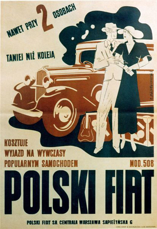 Reklama Polskiego Fiata 508 /Informacja prasowa