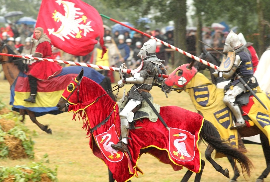 Rekonstrukcja bitwy pod Grunwaldem /PAP/Tomasz Waszczuk /PAP