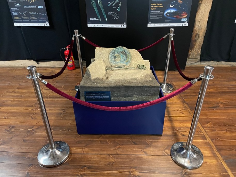 Rekonstrukcja Niebiańskiego Dysku z Nebry /Kuba Kaługa /RMF FM