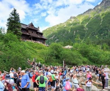 Rekordowa frekwencja w Tatrach. Ponad milion turystów w sierpniu