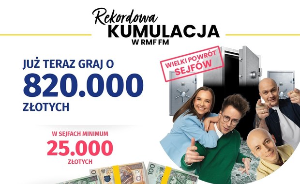 Rekordowa kumulacja w RMF FM: Padła ​największa nagroda w historii polskiej radiofonii!